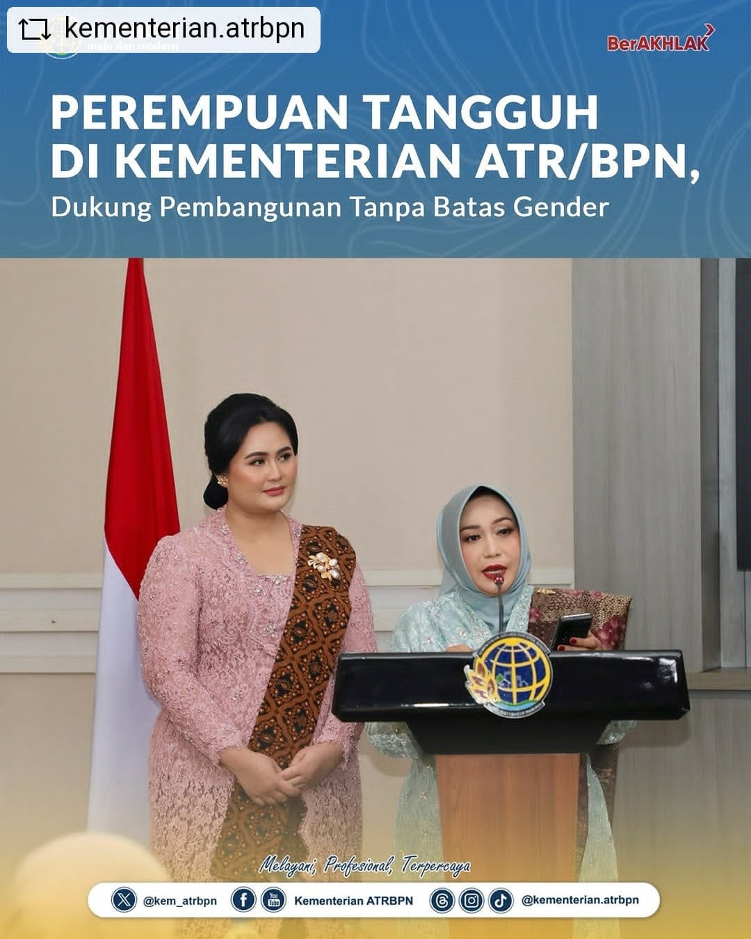 Perempuan Tangguh di Kementerian ATR/BPN, Dukung Pembangunan Tanpa Batas Gender
