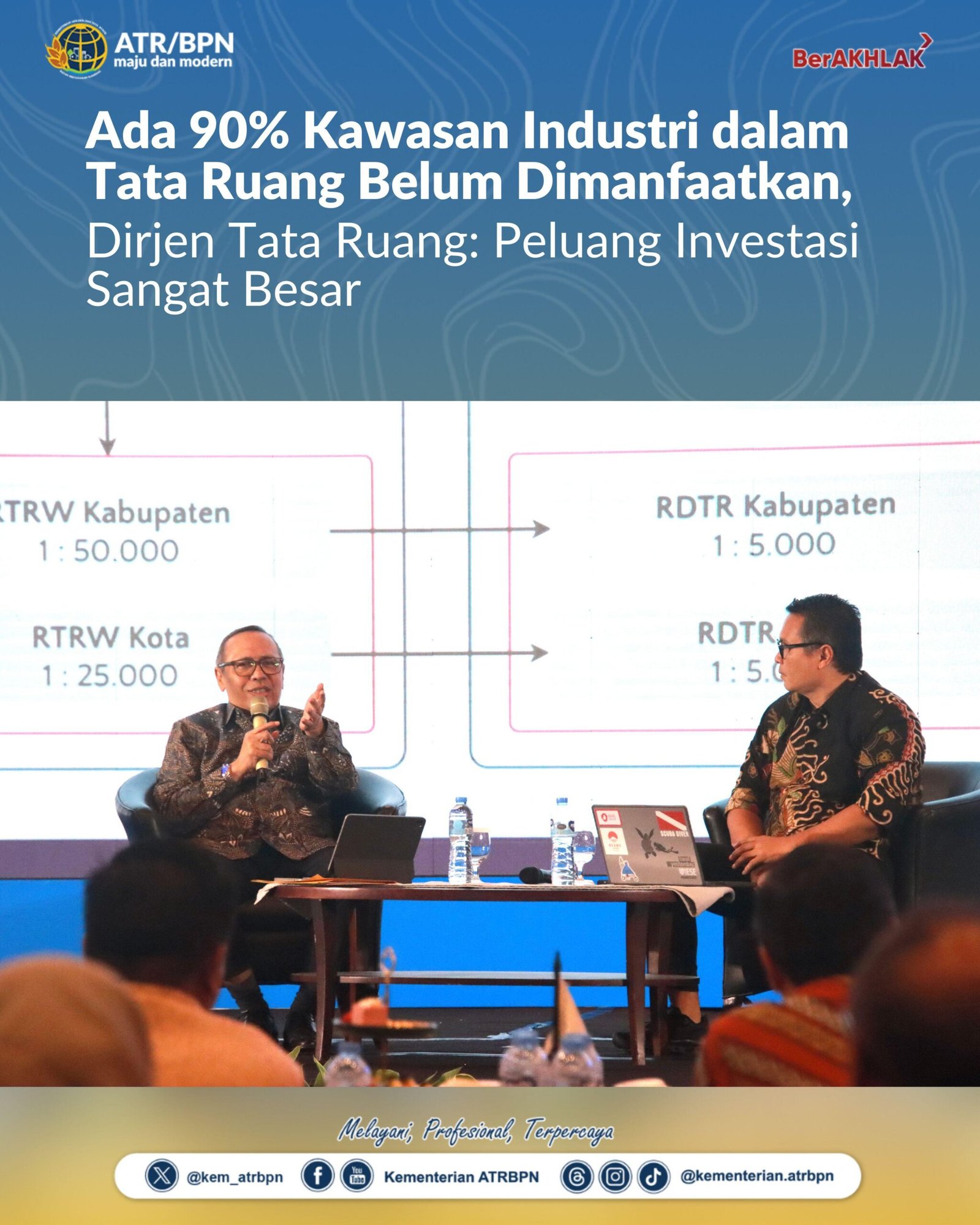 Ada 90% Kawasan Industri dalam Tata Ruang Belum Dimanfaatkan, Dirjen Tata Ruang: Peluang Investasi Sangat Besar