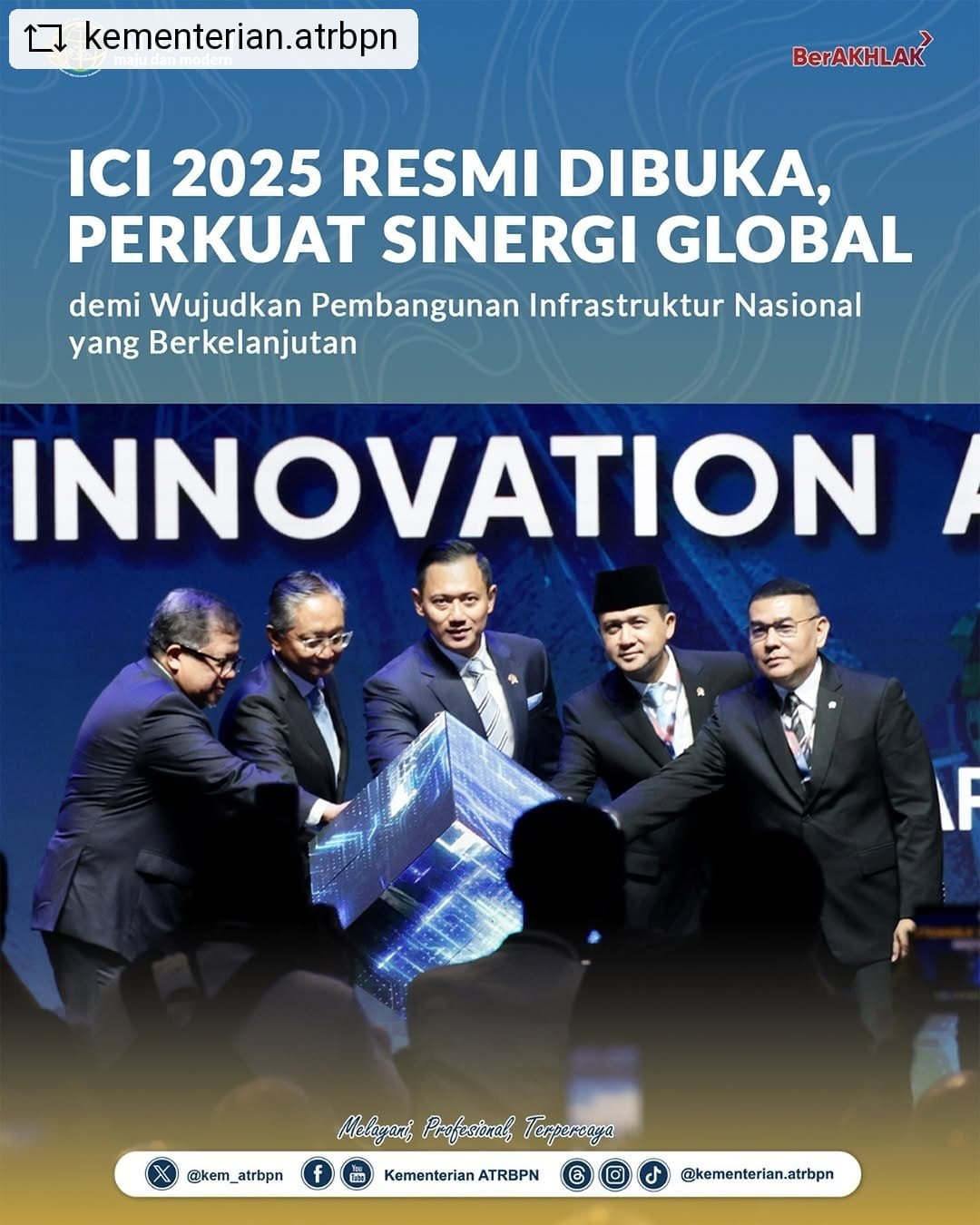 ICI 2025 Resmi Dibuka, Perkuat Sinergi Global demi Wujudkan Pembangunan Infrastruktur Nasional yang Berkelanjutan