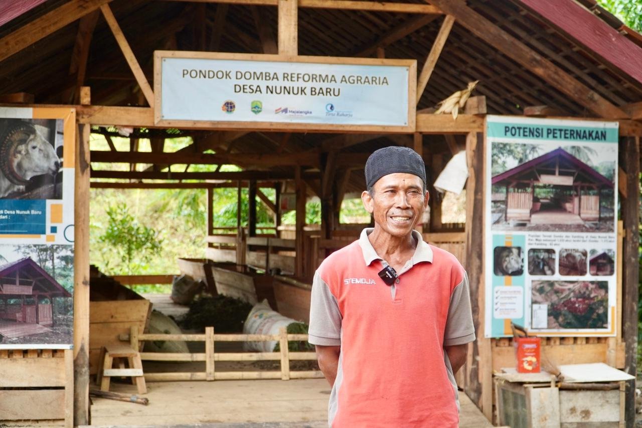 Reforma Agraria Buka Akses Warga Desa Nunuk Baru untuk Jalankan Usaha Ternak Domba