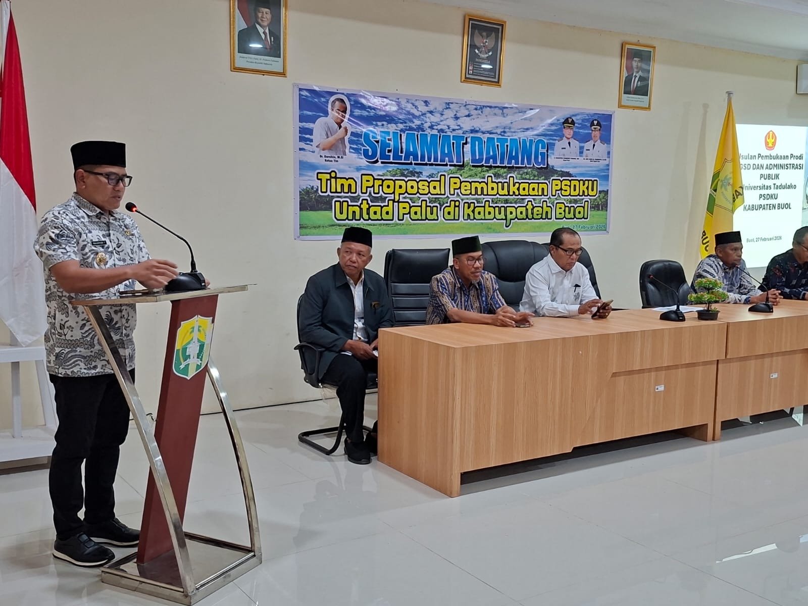 Pemkab Buol Bersama Tim Untad Palu Bahas Program PSDKU Sekaligus Tinjau Lokasi Pembangunan